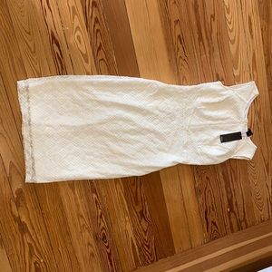 Off white pattern dress